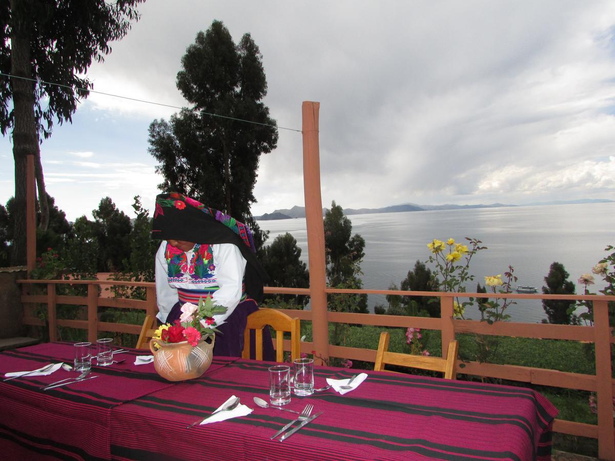 Titicaca Chaska Wasi Amantani Guest House Isla Amantani Bagian luar foto