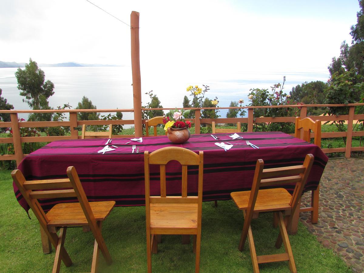 Titicaca Chaska Wasi Amantani Guest House Isla Amantani Bagian luar foto