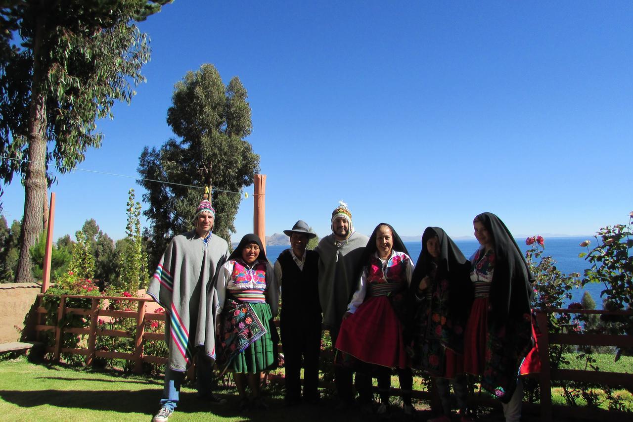 Titicaca Chaska Wasi Amantani Guest House Isla Amantani Bagian luar foto